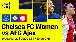 Chelsea vs. Ajax | UEFA Women's Champions League 2023-24 Quarter-final Second Leg Full Match