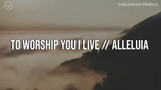 To Worship You I Live // Alleluia || 3 Hour Piano Instrumental for Prayer and Worship