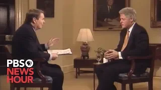 Bill Clinton tells Jim Lehrer there 'is no sexual relationship' with Monica Lewinsky