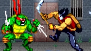 Teenage Mutant Ninja Turtles (GBA) All Bosses (No Damage)