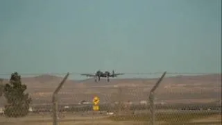 A-10 Recovery at Nellis AFB.