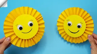 How To Make Paper Sun - Easy paper crafts