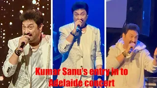 The much awaited entry of Kumar Sanu in Adelaide #kumarsanu