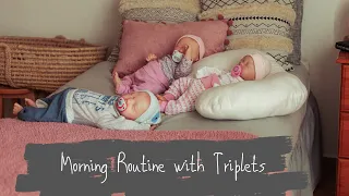 Morning Routine with Triplets l Reborn Life