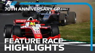 F2 Feature Race Highlights | 70th Anniversary Grand Prix