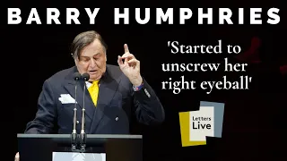 Barry Humphries reads a letter about a very grumpy cat