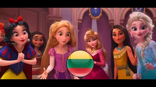 Vanellope meets the Disney Princesses (Lithuanian) | RALPH BREAKS THE INTERNET