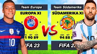 Europa vs. Südamerika in FIFA 23! 👀⚽️