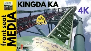 Kingda Ka POV 4K On-Ride Six Flags Great Adventure Roller Coaster Front Seat