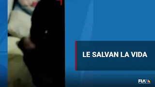 ¡Policía con capa! | Le salva la vida a un niño que se encontraba inconsciente