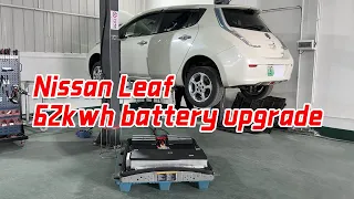 Nissan Leaf battery upgrade 62kwh