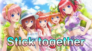 Nightcore - Stick Together Lyrics 【Switching vocals】//Elijah N