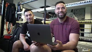 Joseph Parker watches Joyce v Hammer! RAW reaction to the fight!