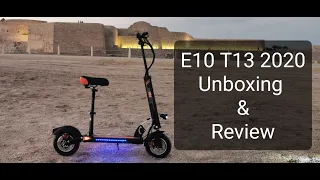 PDR Unbox| Unboxing and Review of E10 2020 Electric Scooter Bahrain