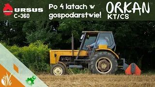 PO 4 LATACH!! KOSZENIE URSUS C-360 i ORKAN KT/CS 205 Kosiarka Bijakowa Tylna