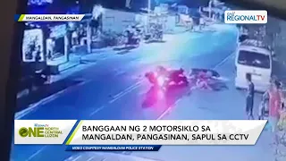 One North Central Luzon: Banggaan ng 2 motorsiklo sa Mangaldan, Pangasinan, nahuli-cam