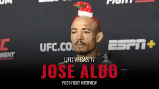 UFC Vegas 17: Jose Aldo full post-fight interview