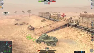 WoT Blitz T-34-85 gameplay