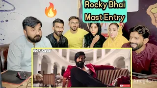 Reaction on ROCKY BHAI MEETS RAMIKA SEN | KGF CHAPTER 2 JIMMY CARTER SCENE.