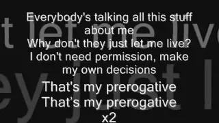 My Prerogative-Britney Spears w lyrics