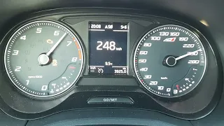 Seat Ibiza Cupra 1.8 TSI 0-250km/h Acceleration tuned 270hp