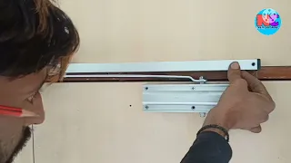 How to install automatic door closer || pelmet arm door closer installation || nawab carpenter