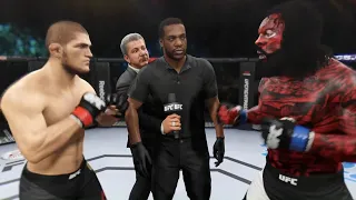 Khabib vs. Oni Demon - EA Sports UFC 2 ☝️🦅