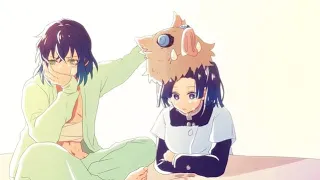 Inosuke & Aoi 💕from Demon Slayer ￼