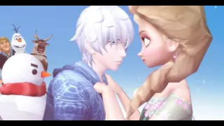 Elsa's Goodbye kiss to Jack