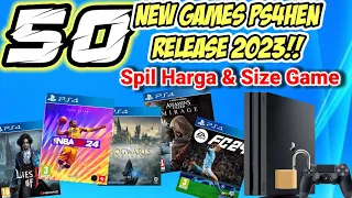 50 LATEST PS4 HEN Games 2023❗SpiL Prices & Full Size Games