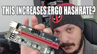 Using This Increases my Ergo Hashrate on the 3060 LHR? Mining Ergo With 3060 LHR