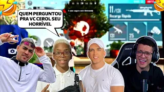 TRETAS E RESENHAS QUE TALVEZ VOCÊ NÃO VIU - BOCA DE 09, CEROL, RACHA, HUDSON - FREE FIRE CLIPS #04