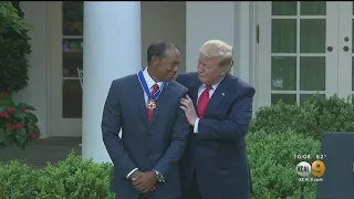 Tiger Woods Awarded Presidential Medal Of Freedom