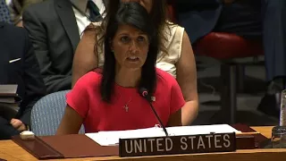 Haley addresses UN about North Korea sanctions