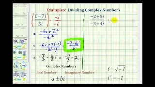 Ex:  Dividing Complex Numbers