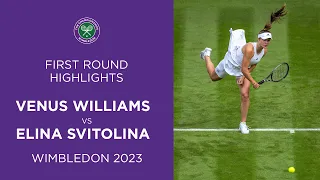 Svitolina Beats Williams | Venus Williams vs Elina Svitolina | Match Highlights | Wimbledon 2023