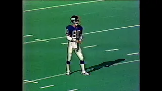 L.A. Rams vs New York Giants 1985 1st Half Week 10