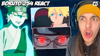 FIM DA GUERRA! | MODO SENNIN E CENA BORUSARA! - React Boruto 254