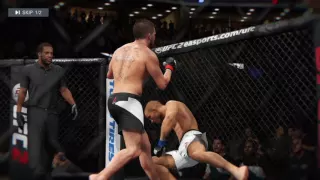 EA UFC 2 Jeremy Stephens vs Jose Aldo CRAZY Finish!