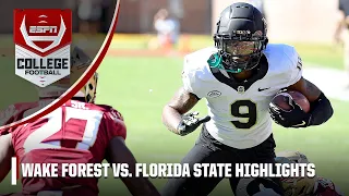 Wake Forest Demon Deacons vs. Florida State Seminoles | Full Game Highlights