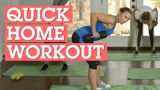 Quick Home Full Body Workout | Celebrate Your Shape with Nicole Mejia (feat Zoe Saldana)