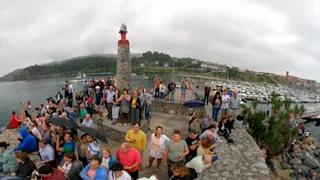 360 Histórica visita del buque escuela Juan Sebastián Elcano a Getaria