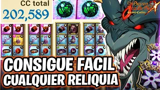 ¡CONSIGUE RELIQUIA DEL DRAGÓN CON 1 CUENTA DE POCOS RECURSOS! - Seven Deadly Sins: Grand Cross