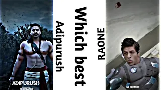 Adipurush vs raone which best vfx video