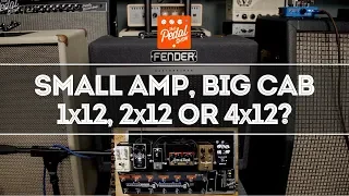 Small Amp, Big Cab? 15-Watt Amp With 1x12, 2x12 & 4x12 Speaker Cabs – That Pedal Show