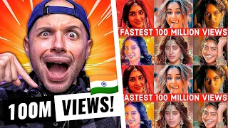 FASTEST INDIAN Songs to Reach 100 MILLION VIEWS on YOUTUBE!