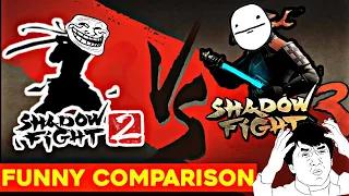 Shadow fight 2 VS Shadow fight 3 | Funny Comparison | Troll Boy