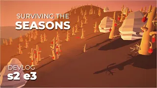 How your creations will survive winter (evolution sim devlog 2-3)