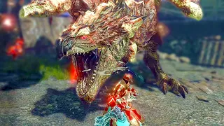 Monster Hunter Rise - 7★ Rampage Quest: Apex Rathalos (Rampage) - Dual Blades, 4-Player