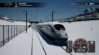 400 Kmph Record , Long distance Bullet Train 4K , fastest Train in TSW3 | 381 kmph